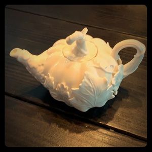 Grace’s Teaware White Pumpkin Teapot or Creamer